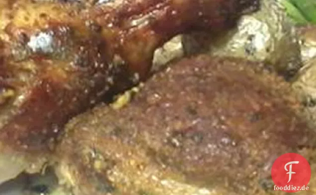 Petersilie Butter Gewürzt Huhn