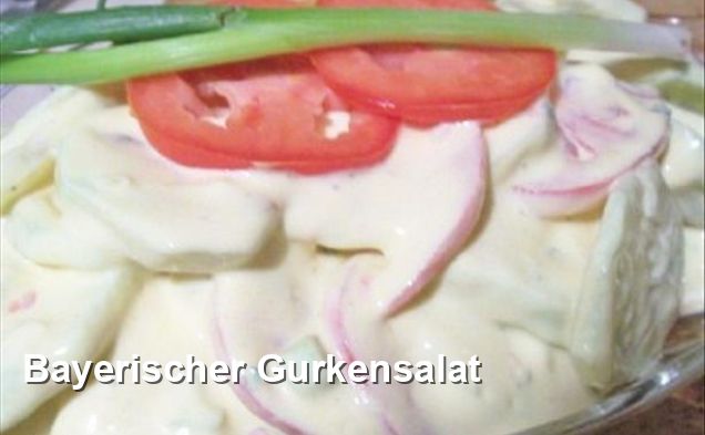 Bayerischer Gurkensalat - Gluten Frei Rezepte