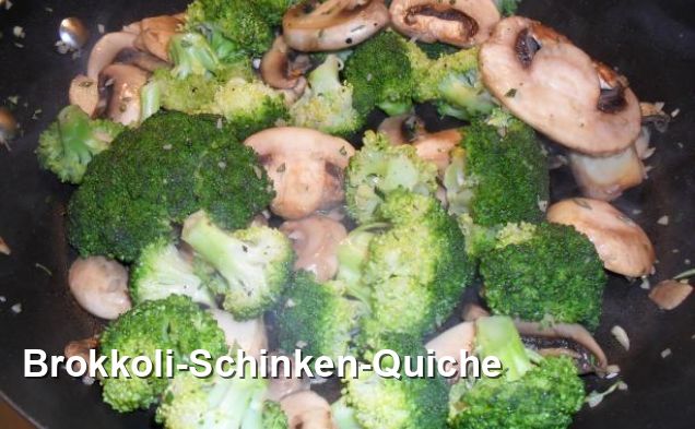 Brokkoli-Schinken-Quiche - Mediterran Rezepte