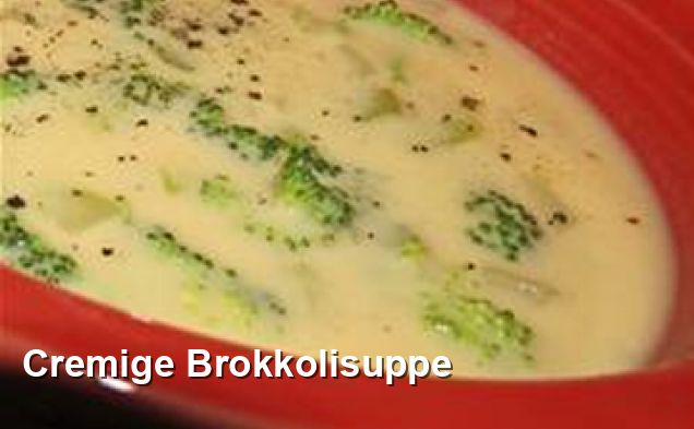 Cremige Brokkolisuppe - Lacto-ovo-vegetarisch Rezepte