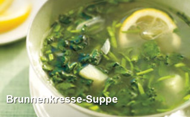 Brunnenkresse-Suppe - Gluten Frei Rezepte