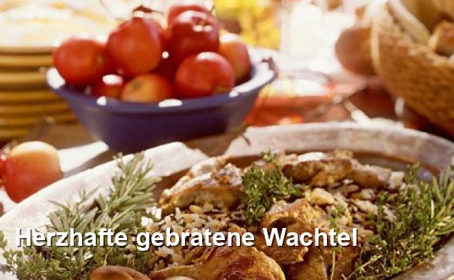 Herzhafte gebratene Wachtel - Gluten Frei Rezepte