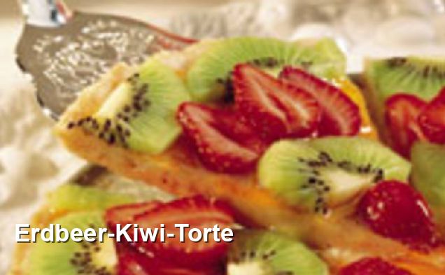 Erdbeer-Kiwi-Torte - Mexikanisch Rezepte