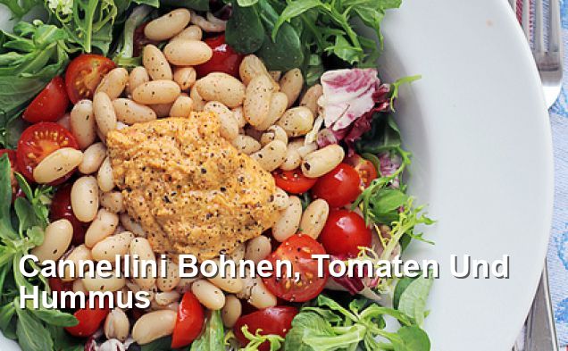 Cannellini Bohnen, Tomaten Und Hummus - Naher Osten Rezepte