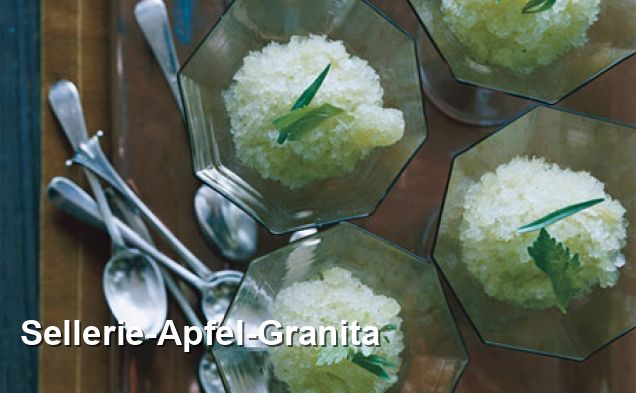 Sellerie-Apfel-Granita - Gluten Frei Rezepte