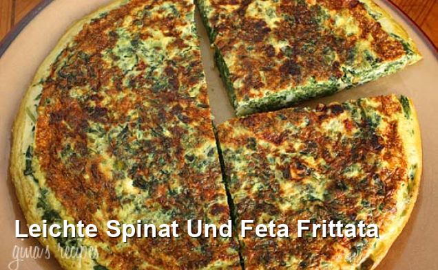 Leichte Spinat Und Feta Frittata - Gluten Frei Rezepte