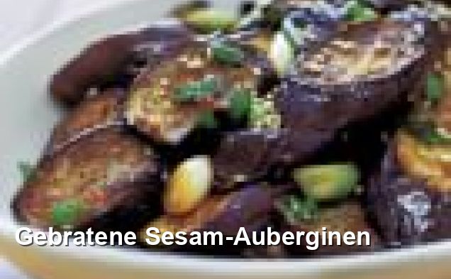 Gebratene Sesam-Auberginen - Gluten Frei Rezepte