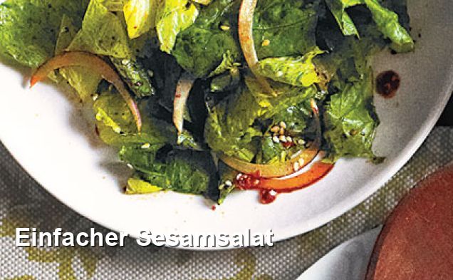 Einfacher Sesamsalat - Gluten Frei Rezepte