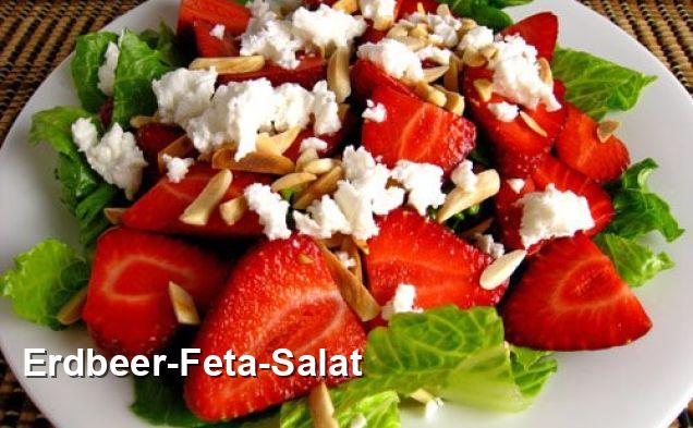 Erdbeer-Feta-Salat - Gluten Frei Rezepte