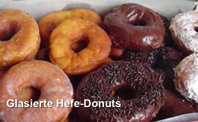 Glasierte Hefe-Donuts - Lacto-ovo-vegetarisch Rezepte