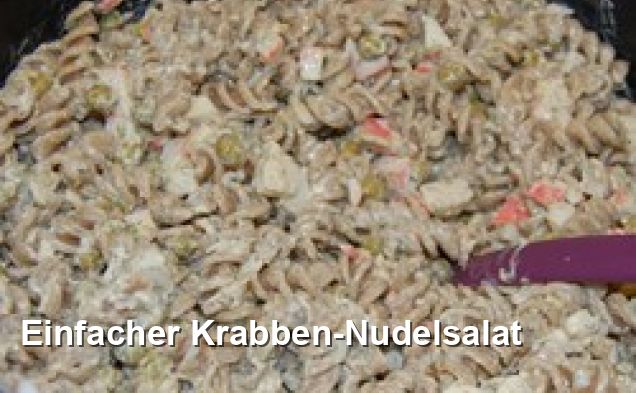 Einfacher Krabben-Nudelsalat - Ohne Milch Und Milchprodukte Rezepte