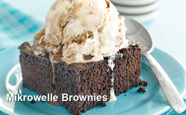 Mikrowelle Brownies - Amerikanisch Rezepte