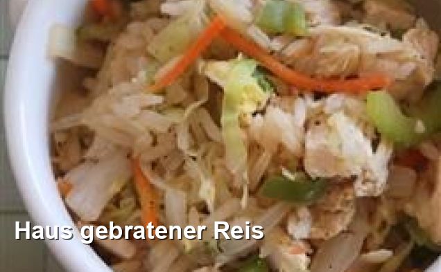 Haus gebratener Reis - Chinesisch Rezepte