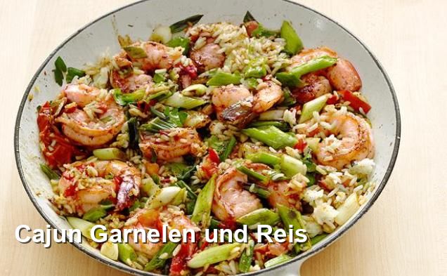 Cajun Garnelen und Reis - Kreolisch Rezepte