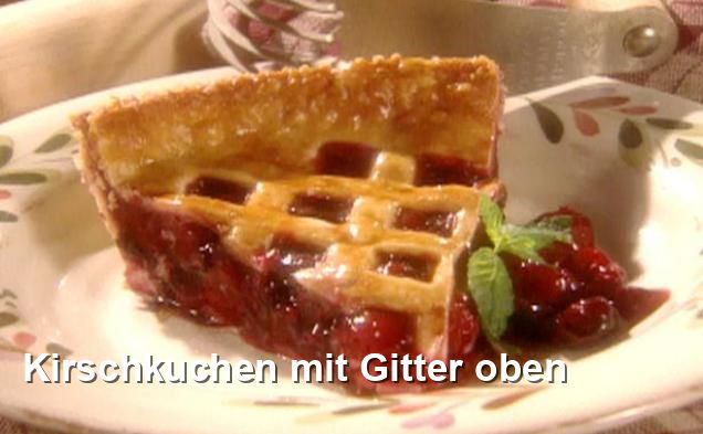 Kirschkuchen mit Gitter oben - Ohne Milch Und Milchprodukte Rezepte