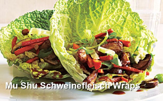 Mu Shu Schweinefleisch Wraps - Gluten Frei Rezepte