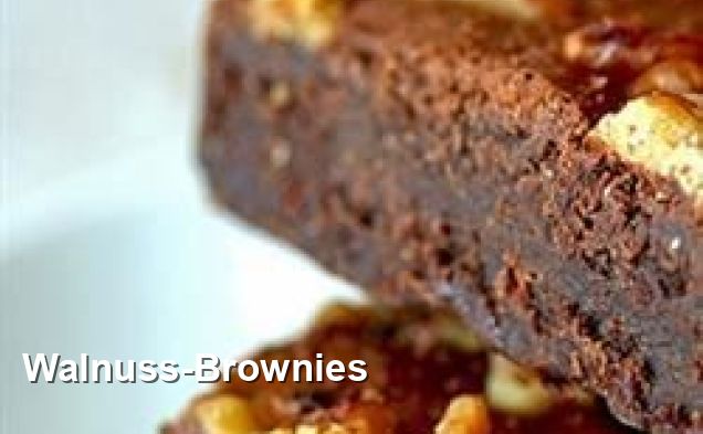 Walnuss-Brownies - Amerikanisch Rezepte