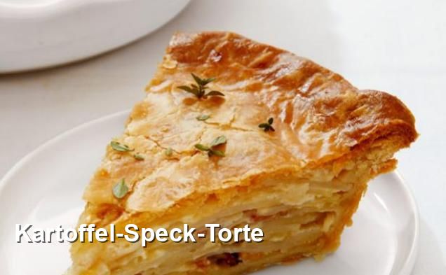 Kartoffel-Speck-Torte - Beilage Rezepte