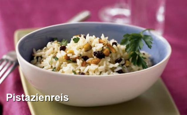 Pistazienreis - Gluten Frei Rezepte