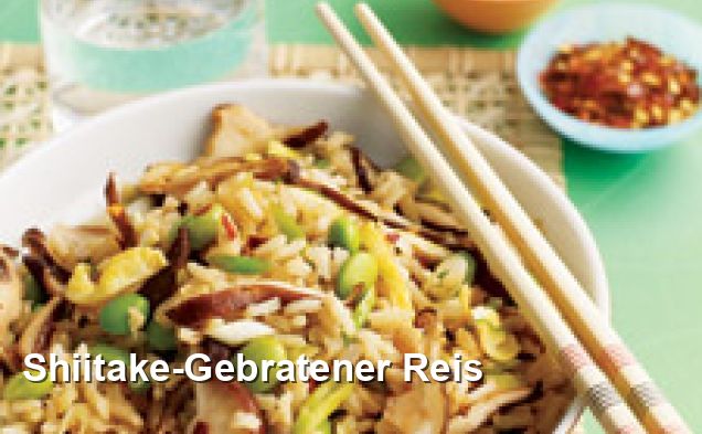 Shiitake-Gebratener Reis - Chinesisch Rezepte