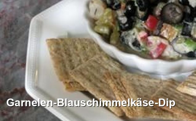 Garnelen-Blauschimmelkäse-Dip - Gluten Frei Rezepte