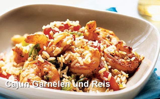 Cajun Garnelen und Reis - Cajun Rezepte