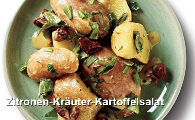 Zitronen-Kräuter-Kartoffelsalat - Gluten Frei Rezepte