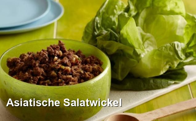 Asiatische Salatwickel - Asiatisch Rezepte