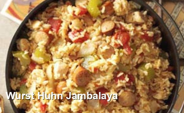 Wurst Huhn Jambalaya - Kreolisch Rezepte