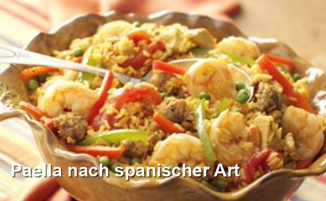 Paella nach spanischer Art - Spanisch Rezepte