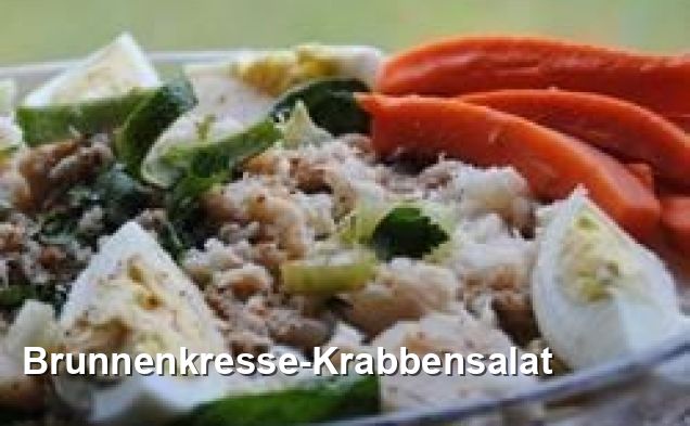 Brunnenkresse-Krabbensalat - Gluten Frei Rezepte