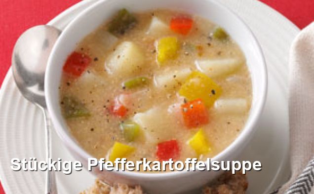 Stückige Pfefferkartoffelsuppe - Gluten Frei Rezepte