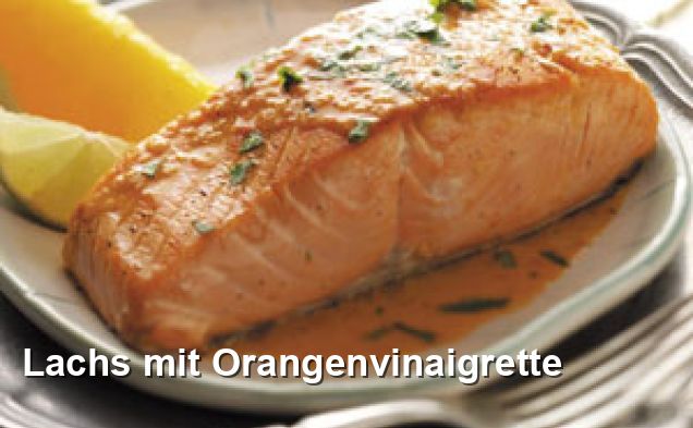 Lachs mit Orangenvinaigrette - Gluten Frei Rezepte