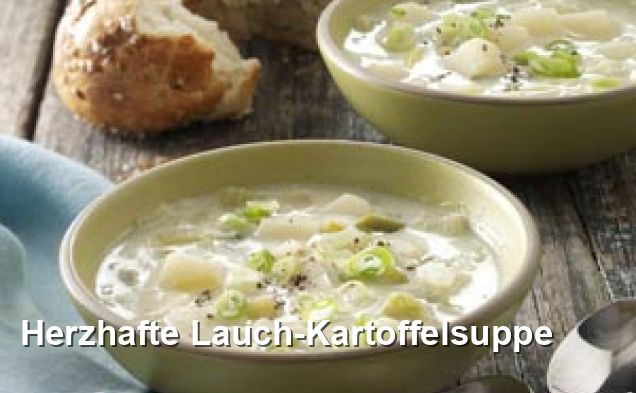 Herzhafte Lauch-Kartoffelsuppe - Lacto-ovo-vegetarisch Rezepte