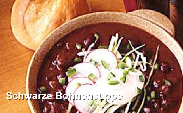 Schwarze Bohnensuppe - Gluten Frei Rezepte