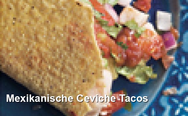 Mexikanische Ceviche Tacos - Südamerikanischen Rezepte