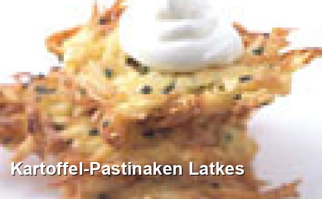 Kartoffel-Pastinaken Latkes - Jüdisch Rezepte