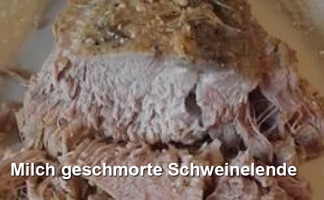 Milch geschmorte Schweinelende - Gluten Frei Rezepte