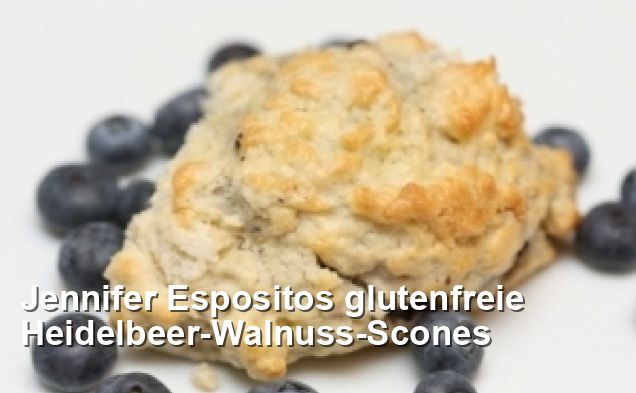 Jennifer Espositos glutenfreie Heidelbeer-Walnuss-Scones - Englisch Rezepte