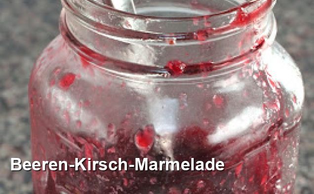 Beeren-Kirsch-Marmelade - Gluten Frei Rezepte