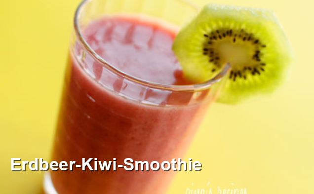 Erdbeer-Kiwi-Smoothie - Gluten Frei Rezepte