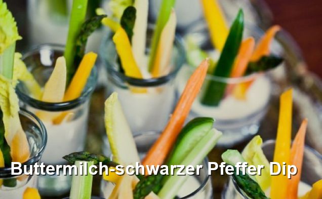 Buttermilch-schwarzer Pfeffer Dip - Gluten Frei Rezepte