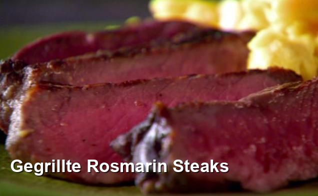 Gegrillte Rosmarin Steaks - Gluten Frei Rezepte