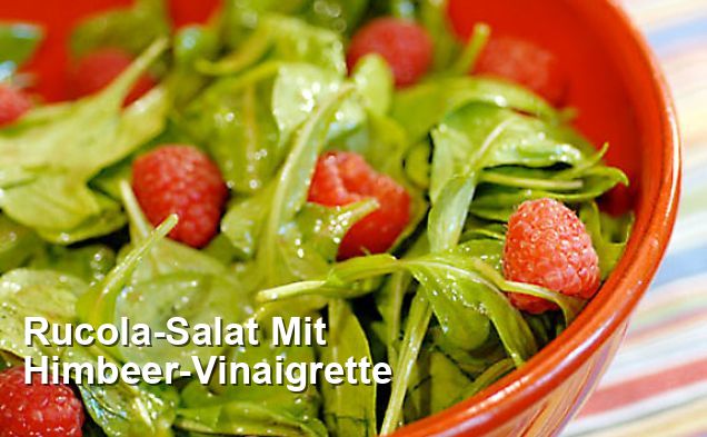 Rucola-Salat Mit Himbeer-Vinaigrette - Gluten Frei Rezepte