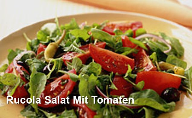 Rucola Salat Mit Tomaten - Gluten Frei Rezepte