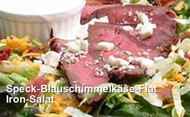 Speck-Blauschimmelkäse-Flat Iron-Salat - Gluten Frei Rezepte