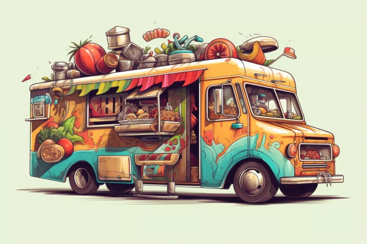 Lebendige Welt südasiatischer Food Trucks beim Mississauga Festival